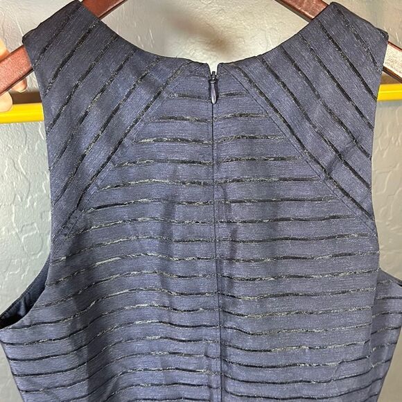 Blue Mini A-Line Halter Dress for Casual Occasions - Picture 3 of 6